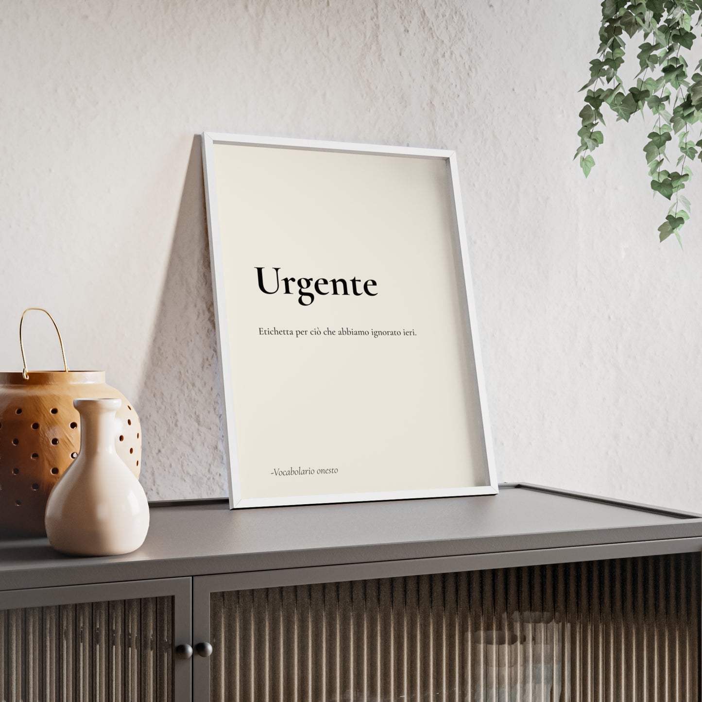 Urgente | Vocabolario onesto