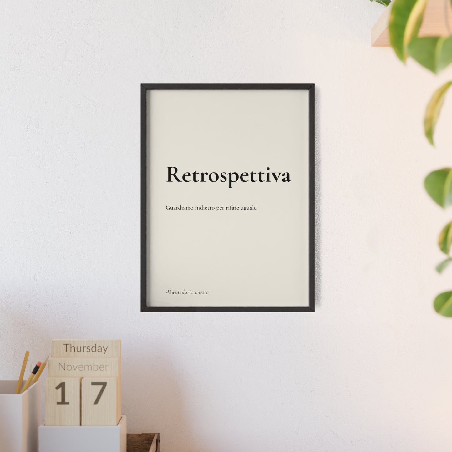 Retrospettiva | Vocabolario onesto