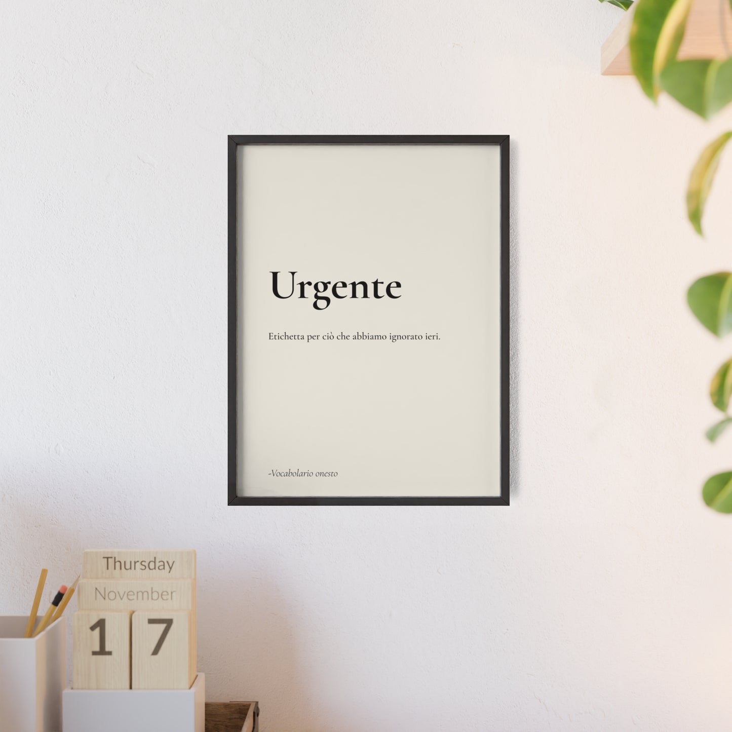 Urgente | Vocabolario onesto