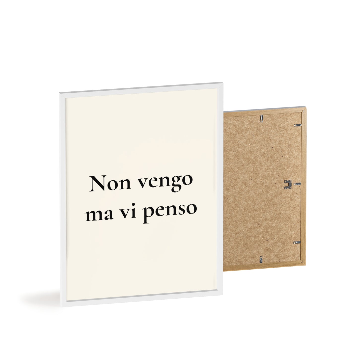 Non vengo ma vi penso