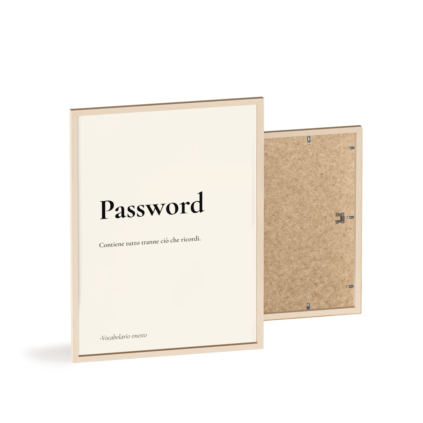 Password | Vocabolario onesto