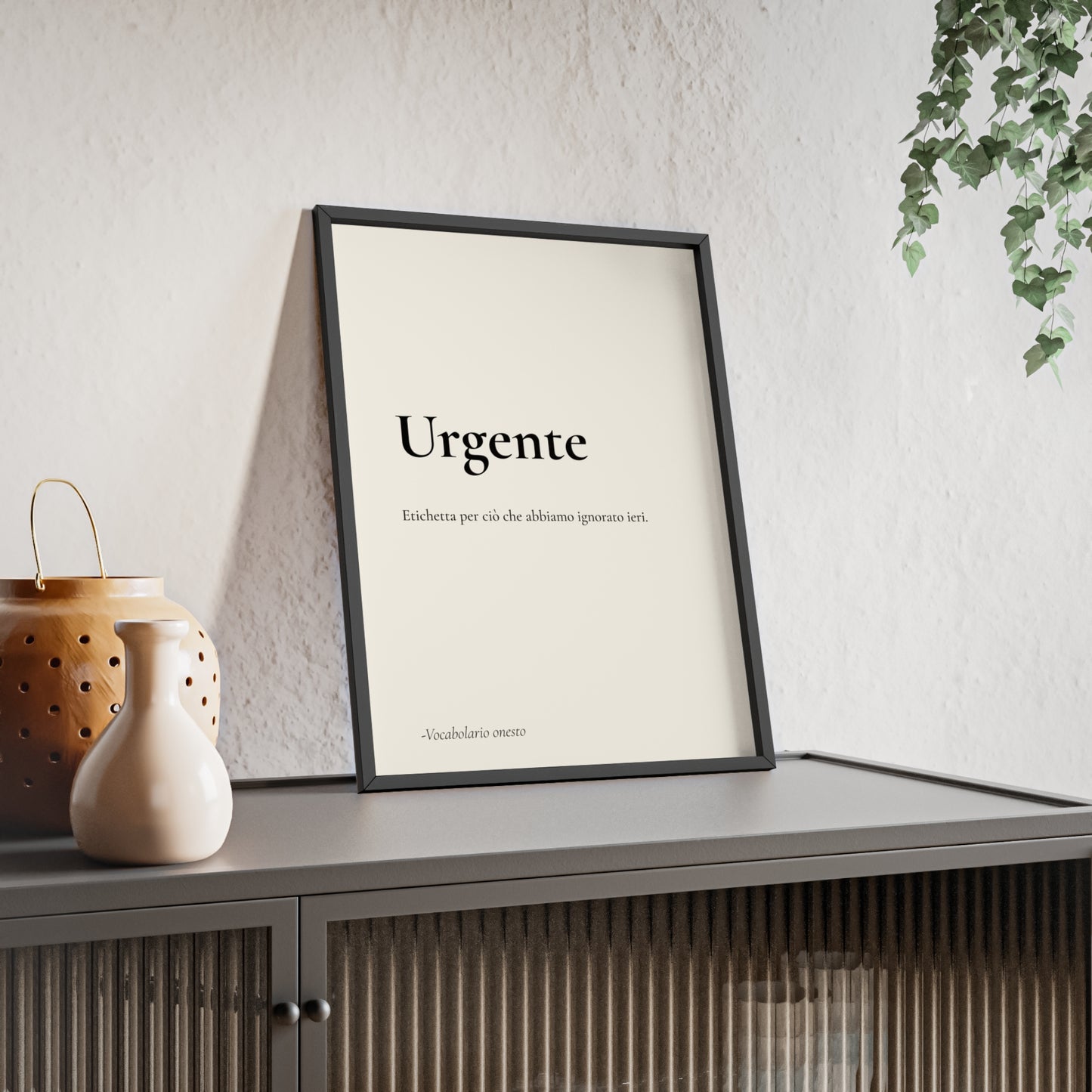 Urgente | Vocabolario onesto
