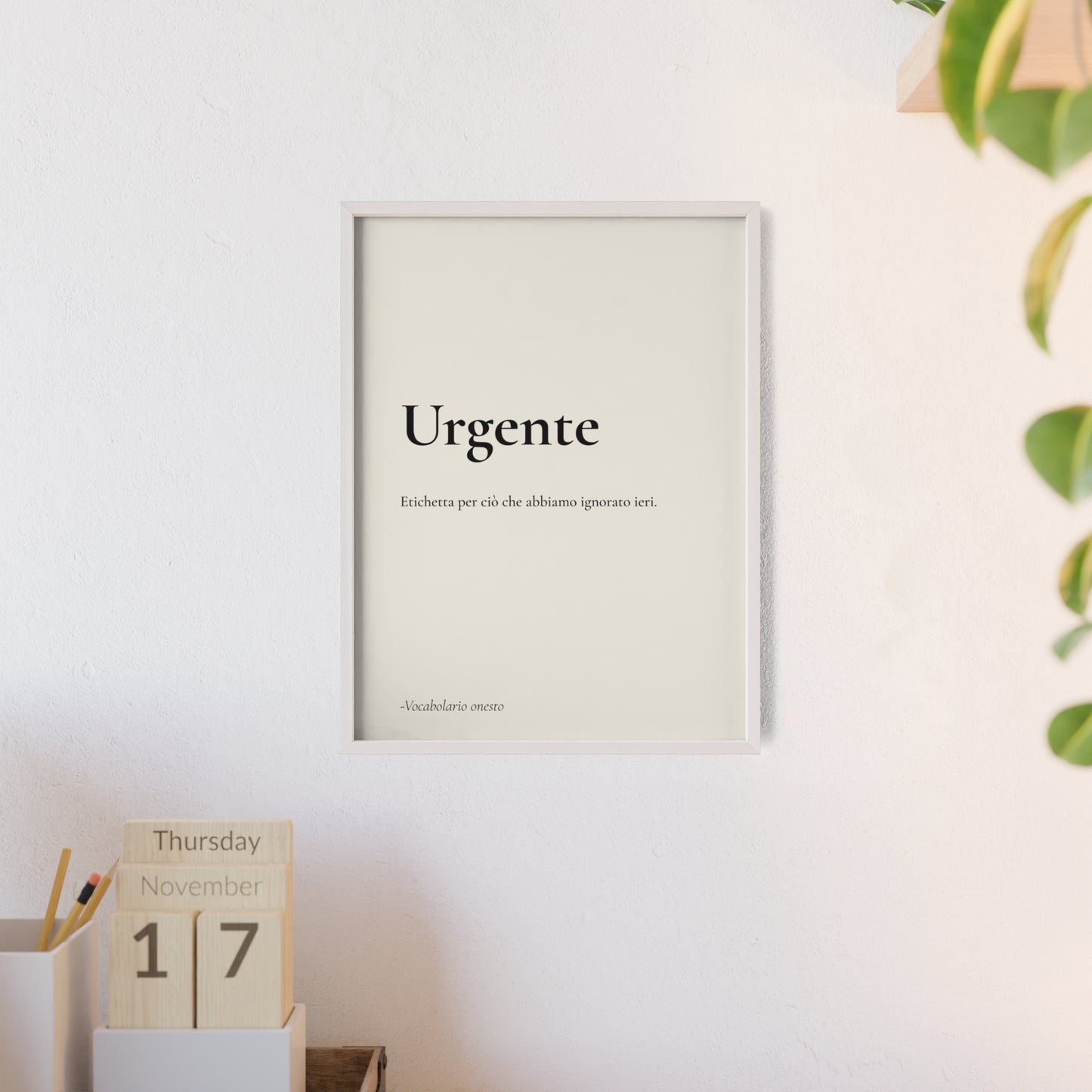 Urgente | Vocabolario onesto