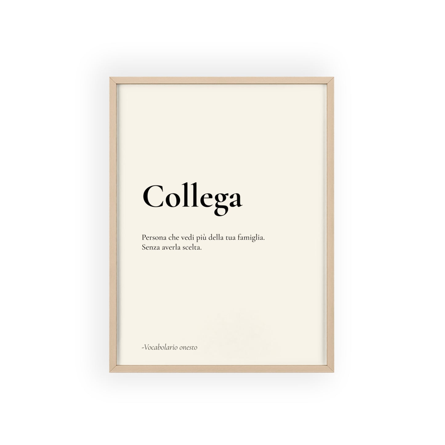 Collega | Vocabolario onesto