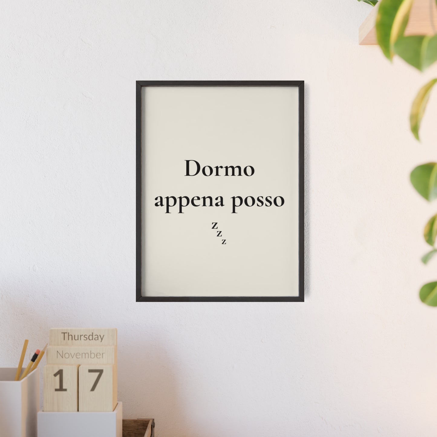 Dormo appena posso