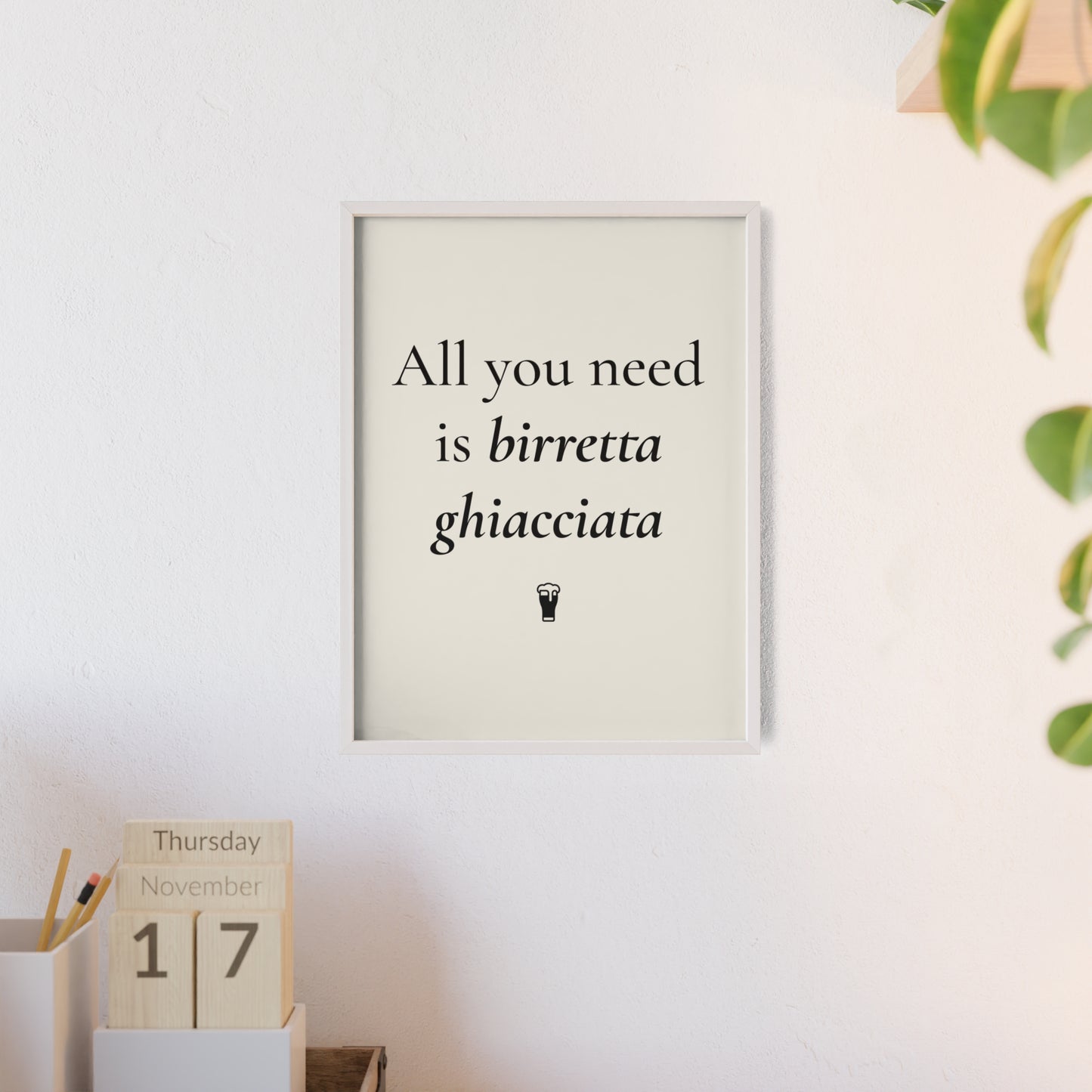 All you need is birretta ghiacciata