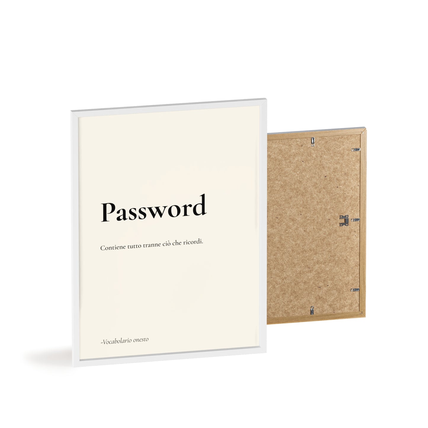 Password | Vocabolario onesto