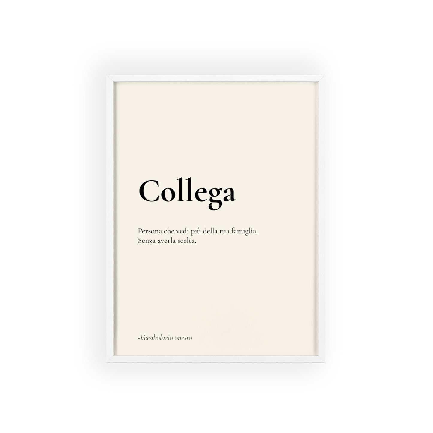 Collega | Vocabolario onesto