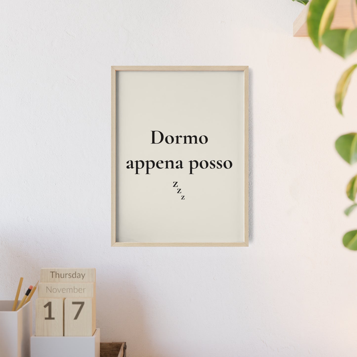 Dormo appena posso