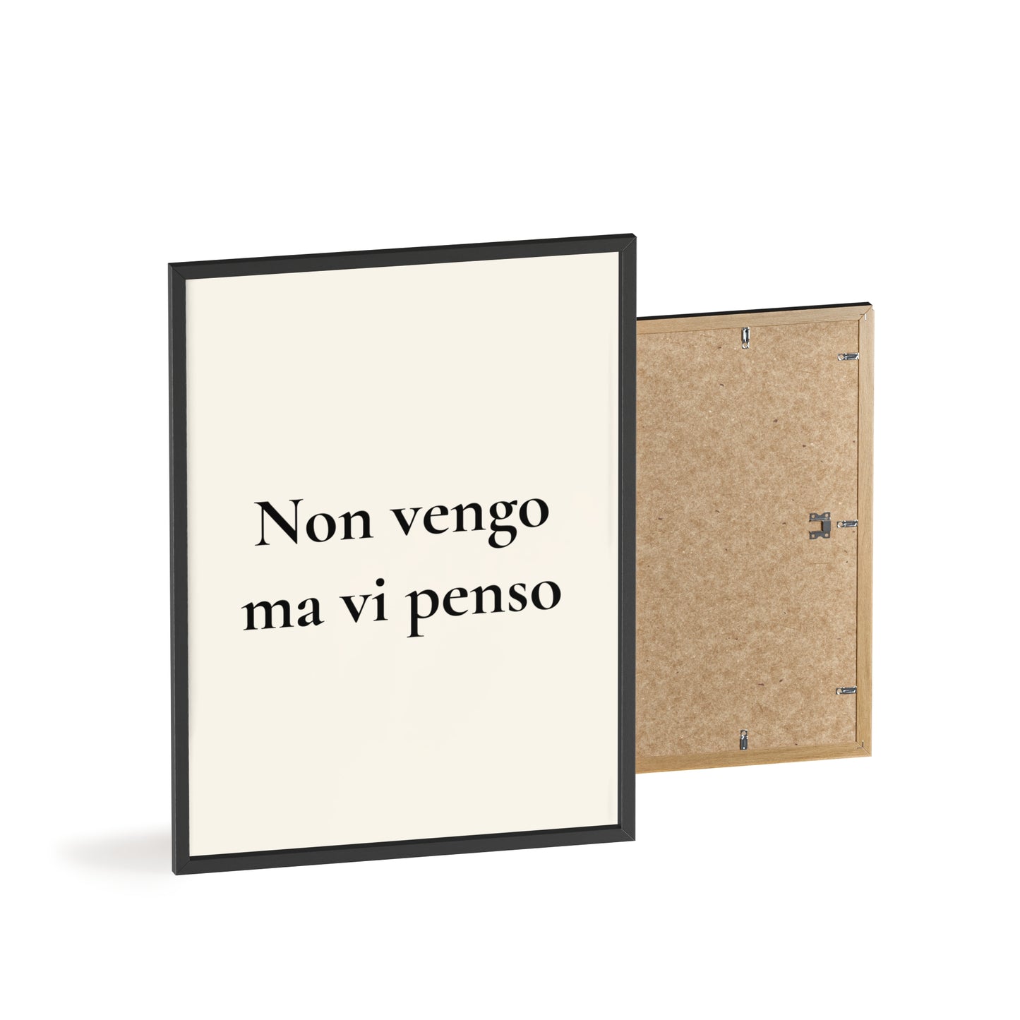 Non vengo ma vi penso