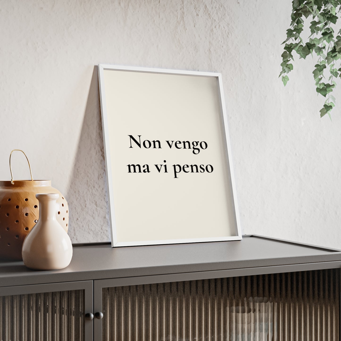 Non vengo ma vi penso