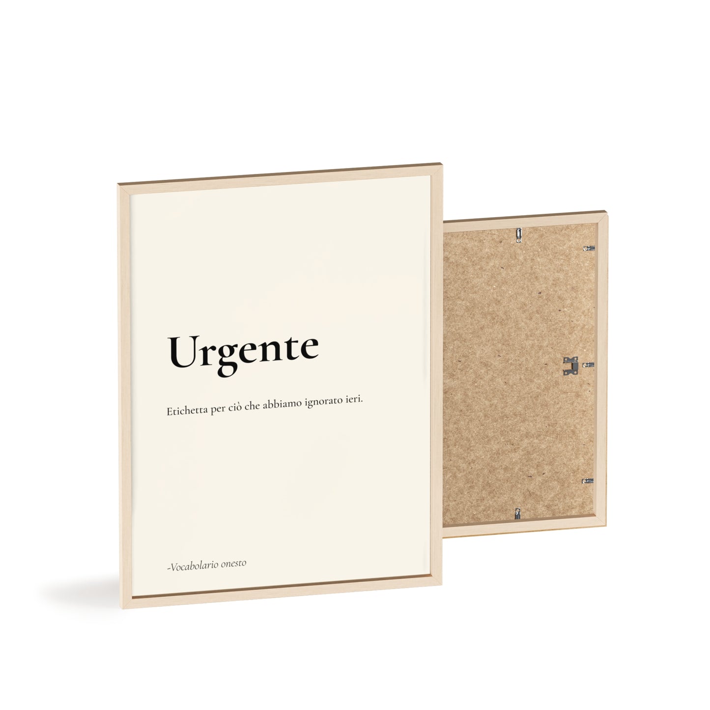 Urgente | Vocabolario onesto