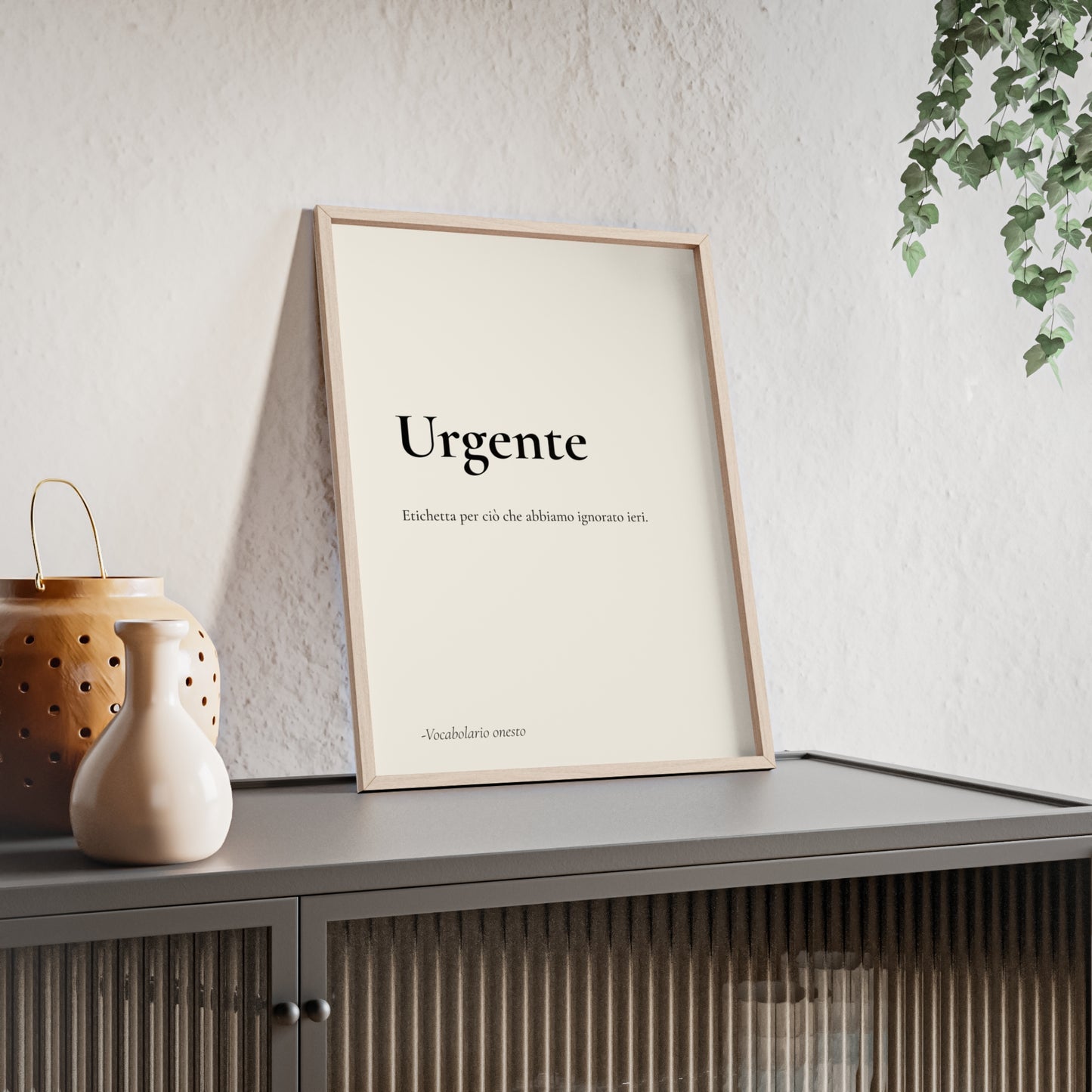Urgente | Vocabolario onesto