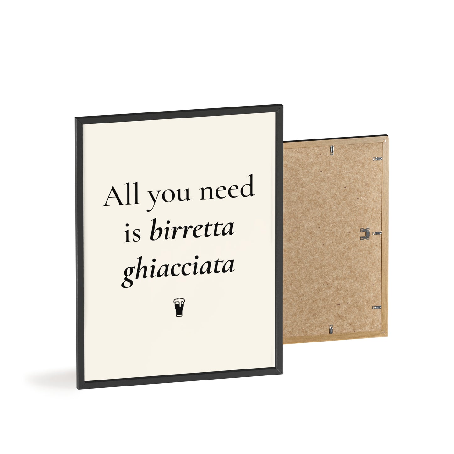 All you need is birretta ghiacciata