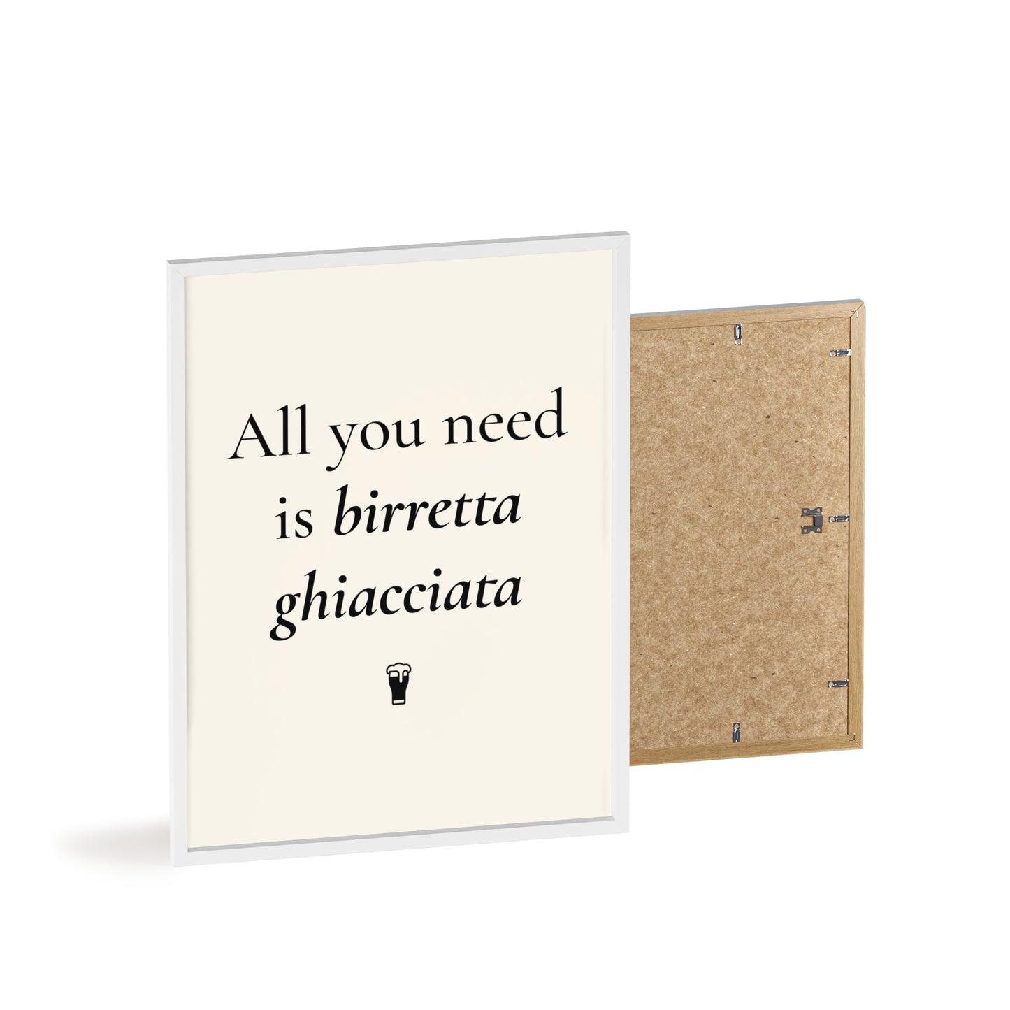 All you need is birretta ghiacciata