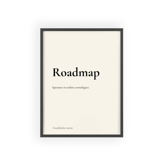 Roadmap | Vocabolario onesto