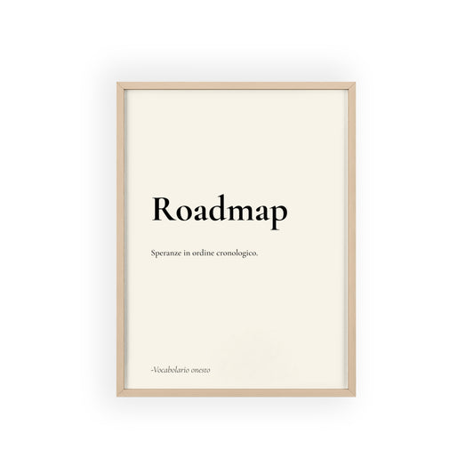 Roadmap | Vocabolario onesto